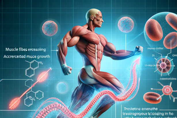 Accelerated muscle growth with testosterone enanthate