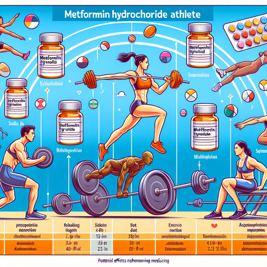 Safe usage of metformin hydrochloride in sports