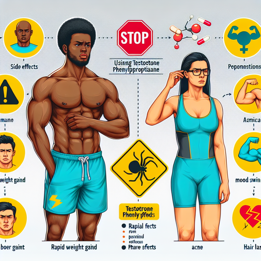Testosterone phenylpropionate: side effects and precautions in sports