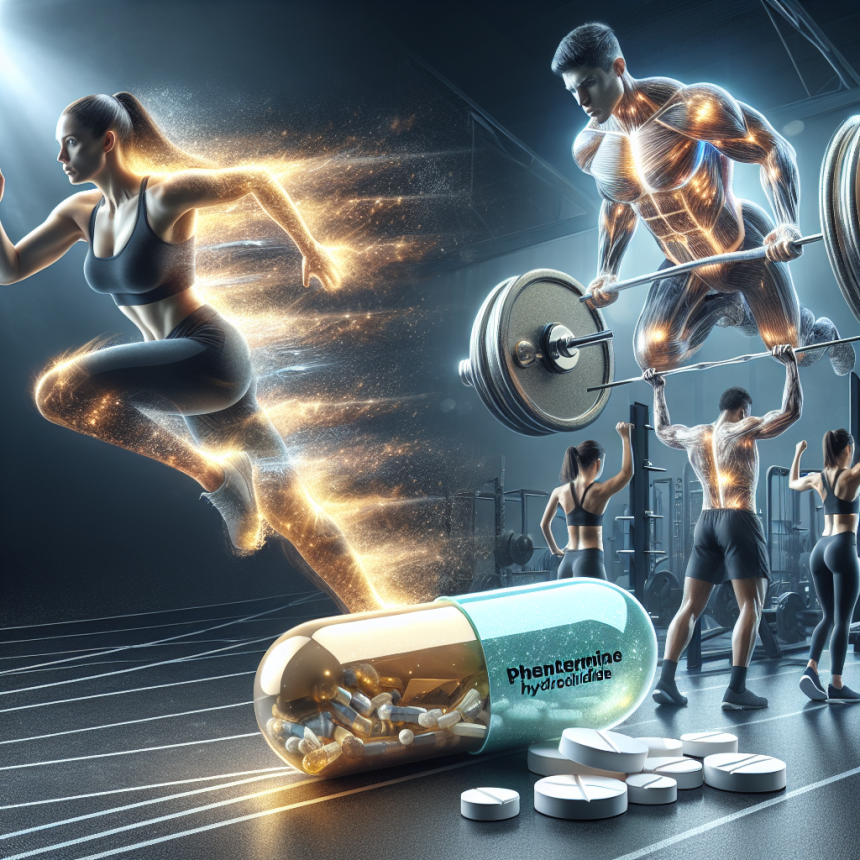 Improving athletic performance with phentermine hydrochloride