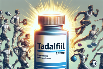 Tadalafil citrate: supplement for improving athletic performance