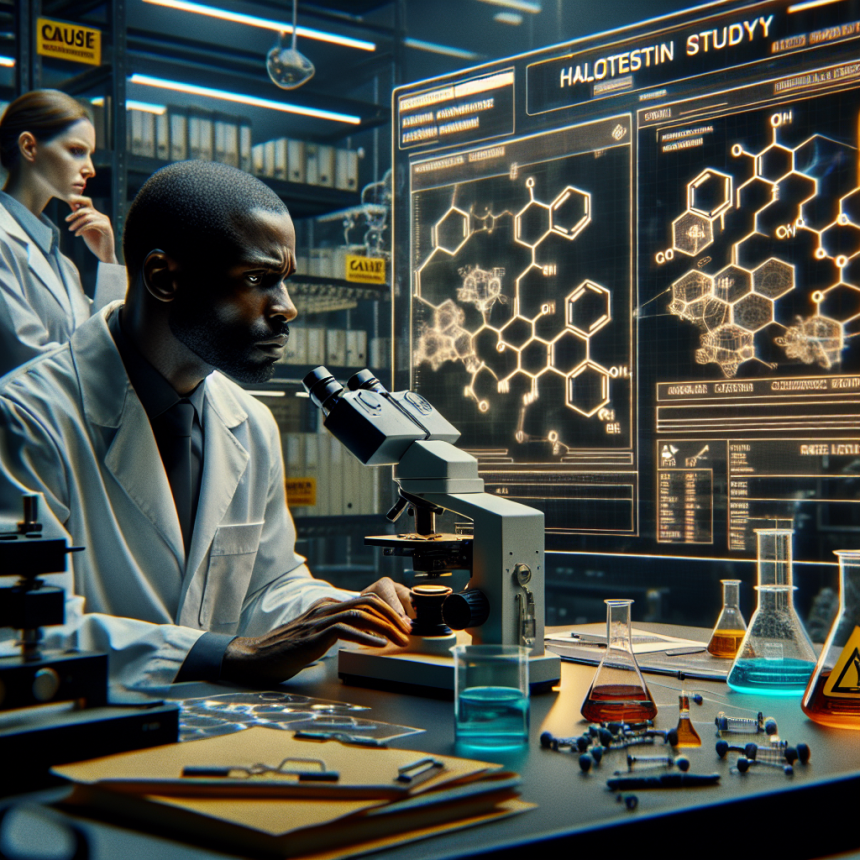 Military research on halotestin