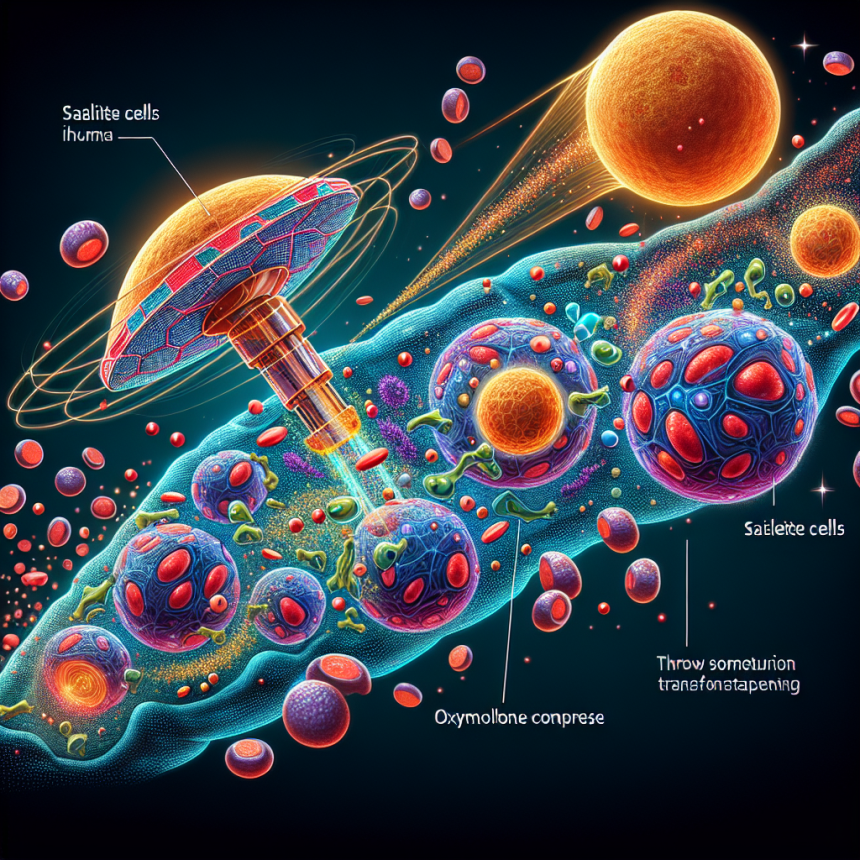 Satellite cell activation by oxymetholone compresse