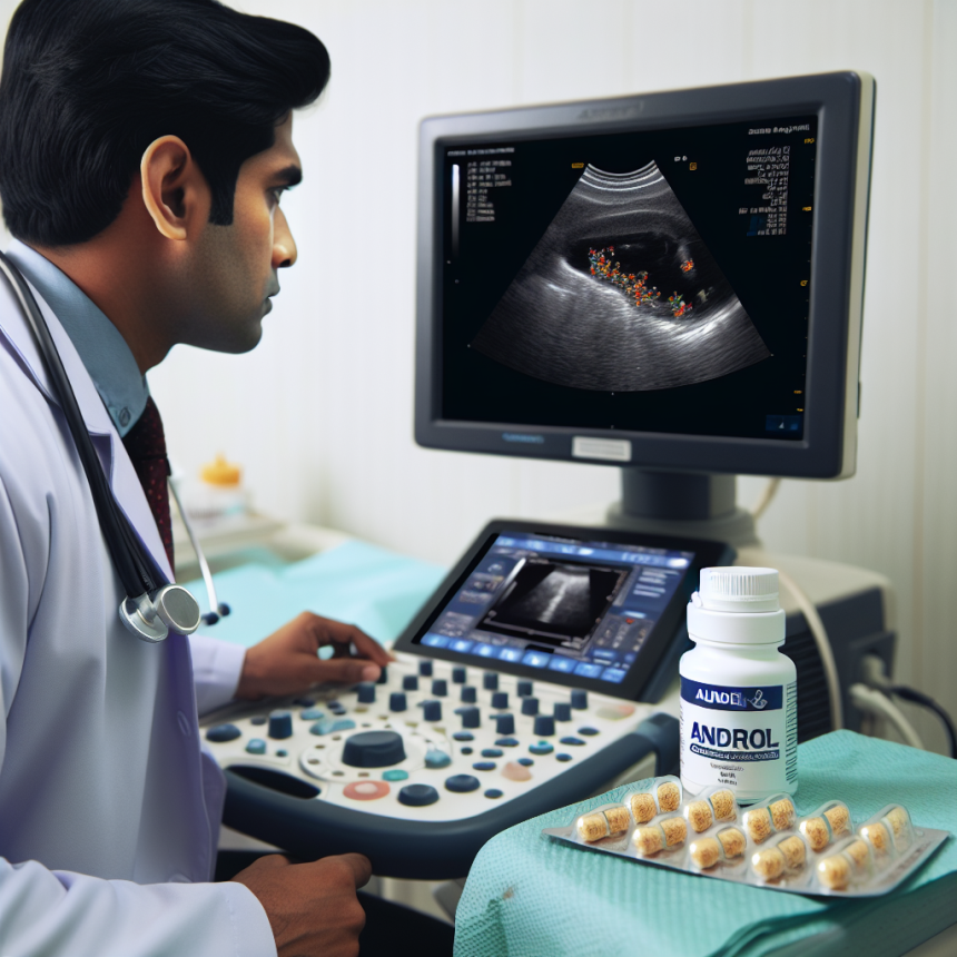 Ultrasound monitoring during andriol therapy