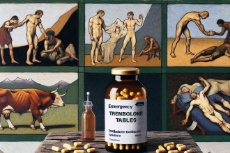 Emergency use cases for trenbolone compresse