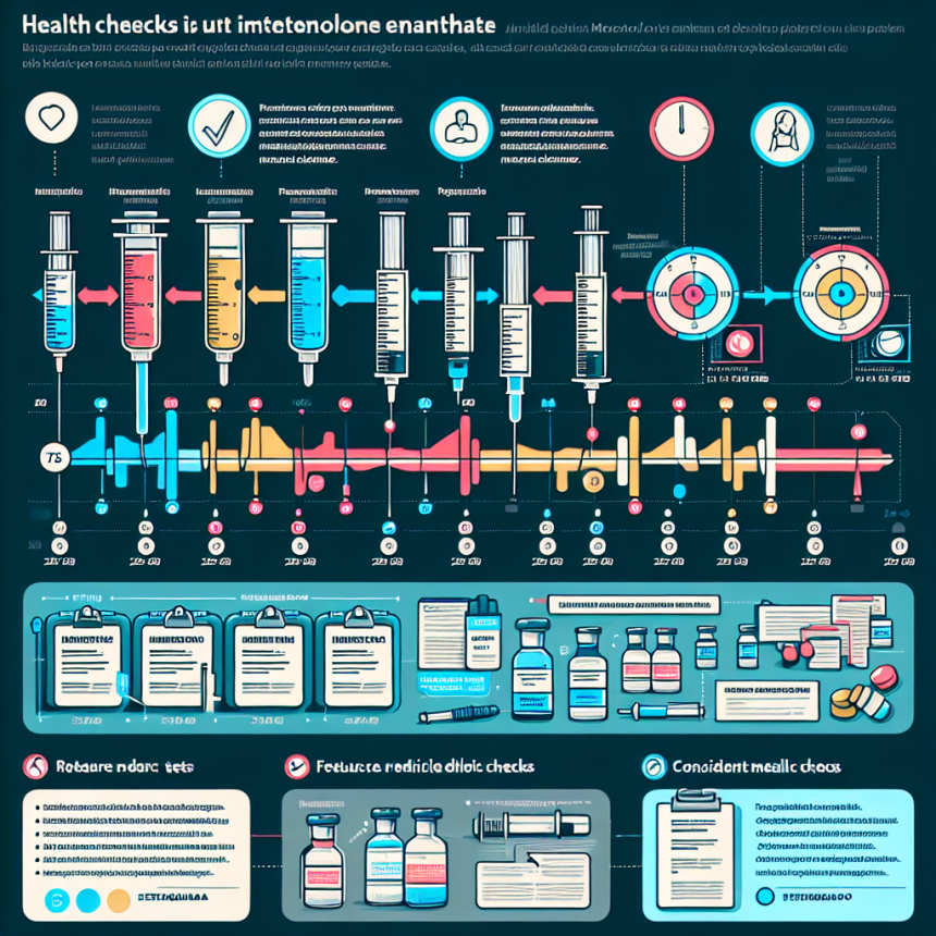 Frequency of health checks during metenolone enantato iniettabile