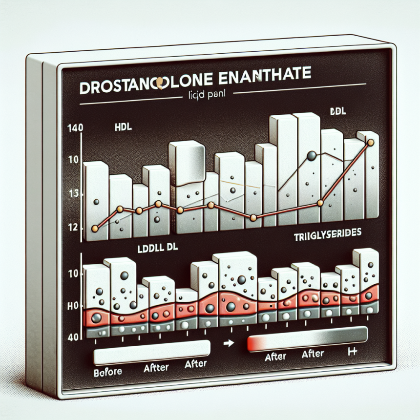 Lipid panel changes from drostanolone enantato: hdl, ldl, triglycerides
