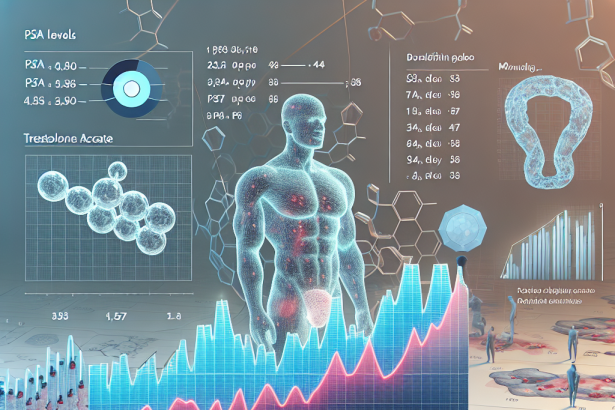 Psa levels and trestolone acetato in men