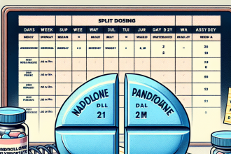 Split dosing strategy for nandrolone phenylpropionato