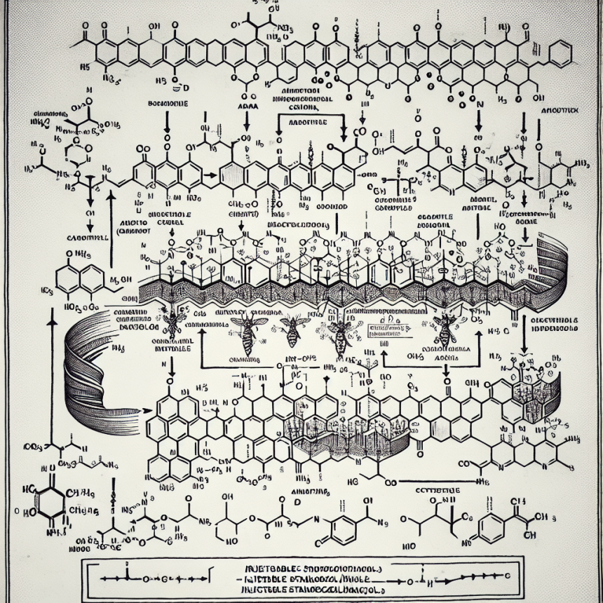 Synthesis pathway of stanozololo iniettabile