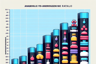 Anabolic-to-androgenic ratio of testosterone propionato compared to others