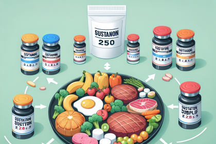 Caloric surplus strategy with sustanon 250