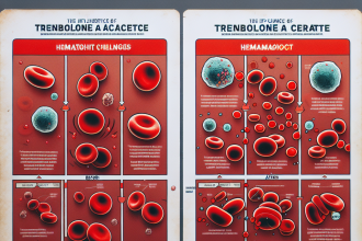 Hematocrit and red blood cell changes from trenbolone acetato