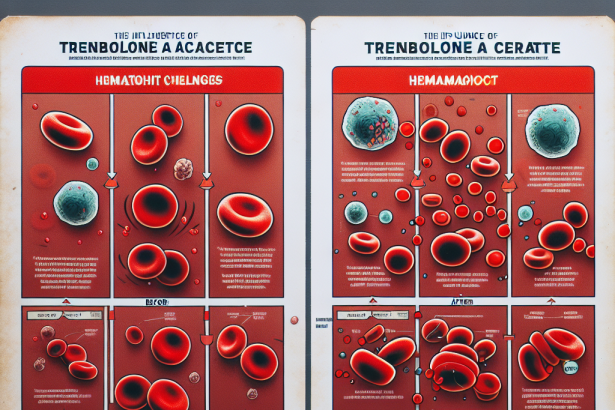 Hematocrit and red blood cell changes from trenbolone acetato