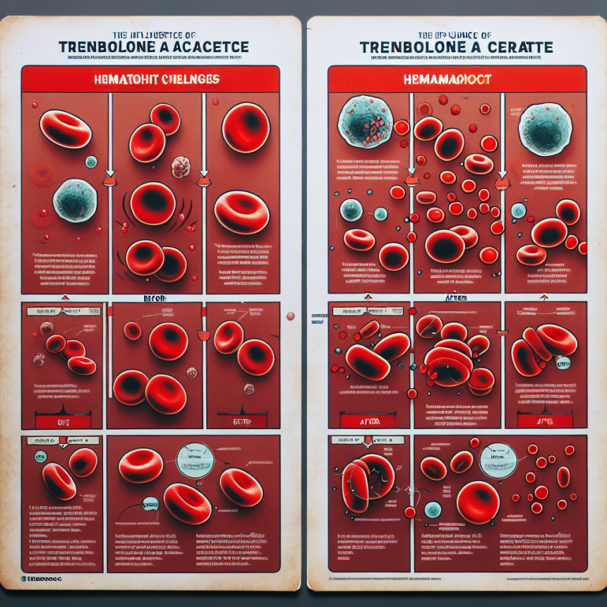 Hematocrit and red blood cell changes from trenbolone acetato